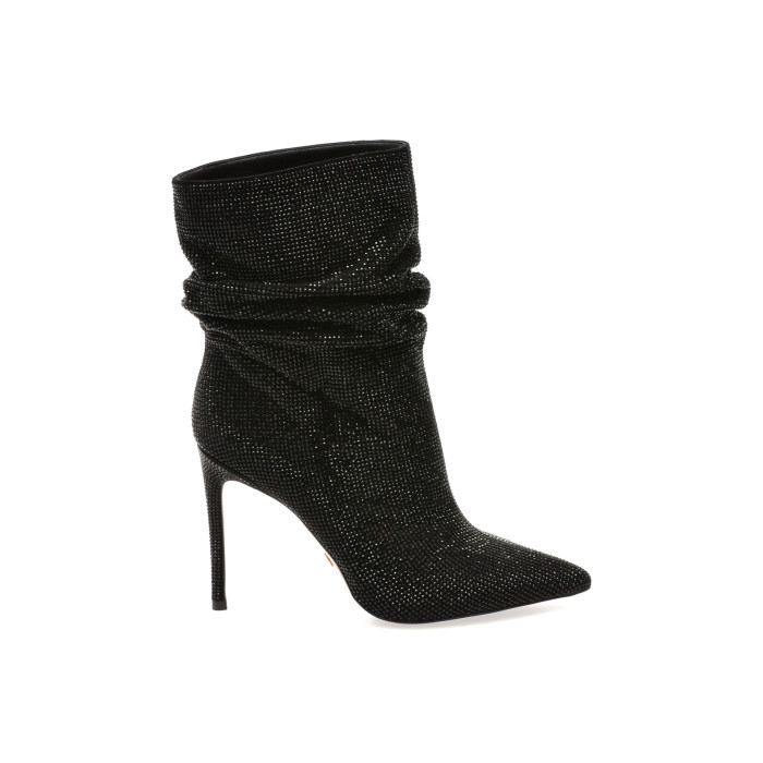 Botine elegante EPICA PREMIUM negre, 62R, din piele naturala