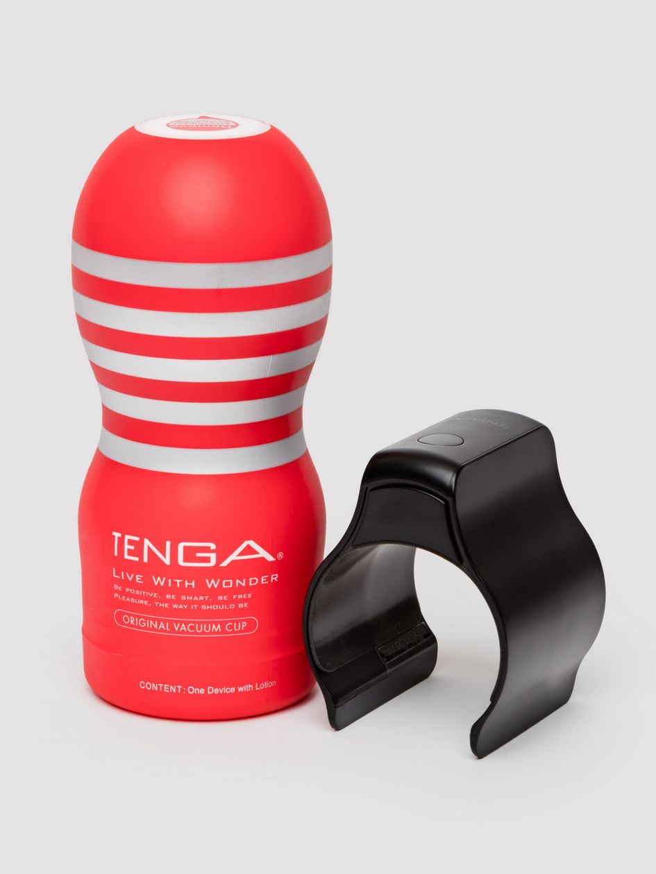 Tenga Cup with Rechargeable Vibrating Sleeve Set
