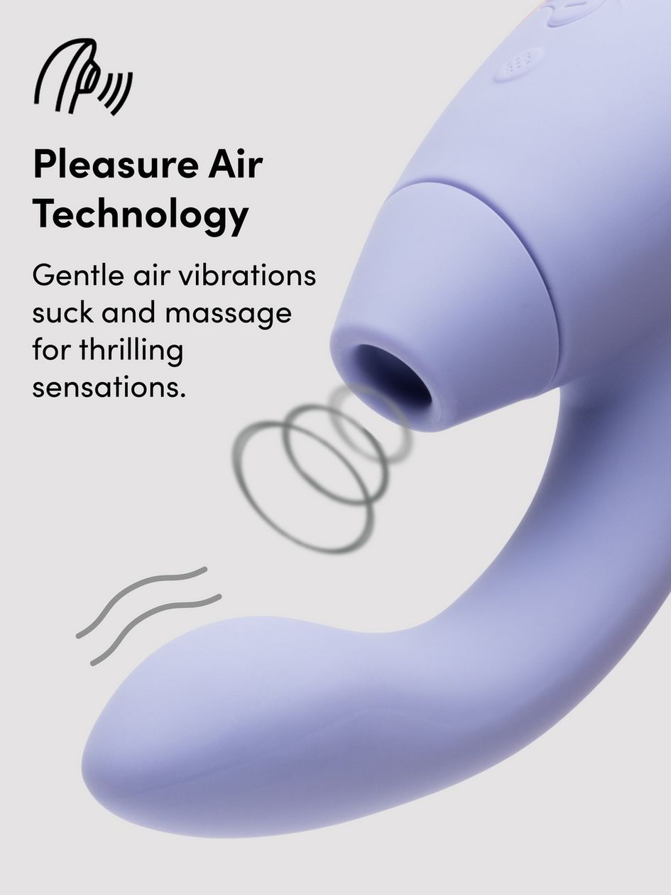 Womanizer Duo 2 Rechargeable Silicone G-Spot and Clitoral Stimulator