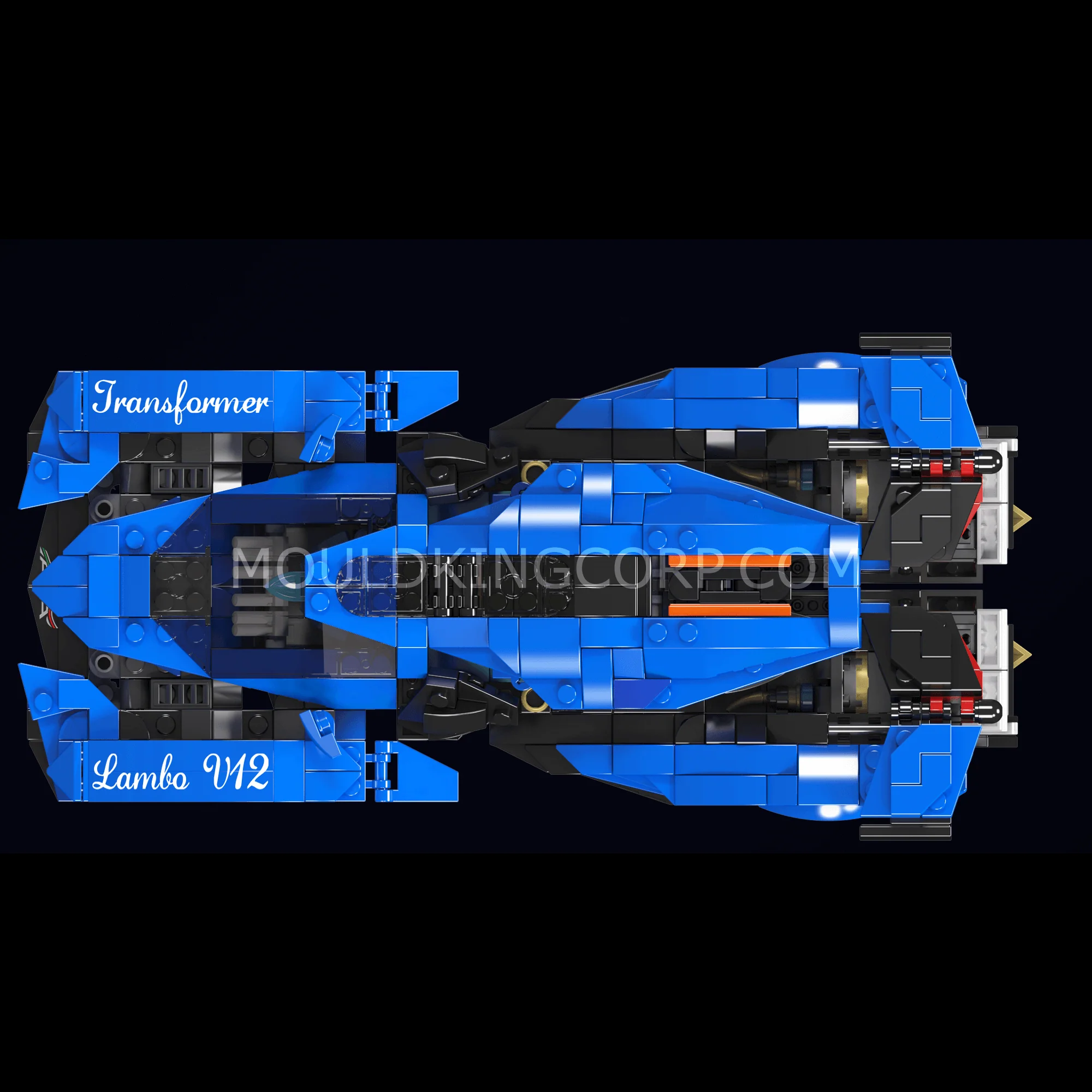 Mould King 10061 Creative Ideas 2in1 Lambo Robot Building Set | 998 PCS