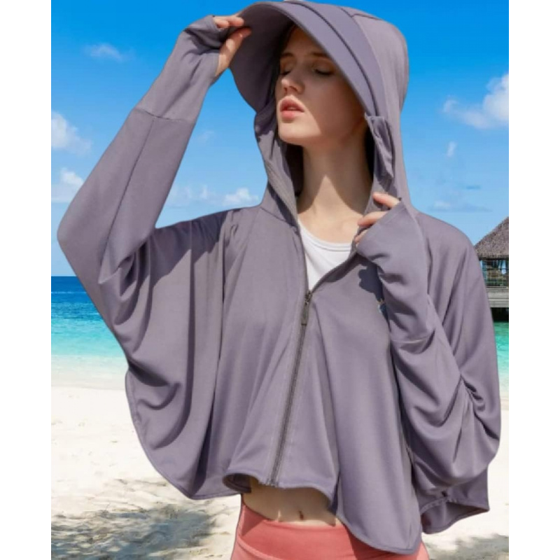 AURETOP Women's Sun Protective Jacket Full Zip UPF 50+ UV