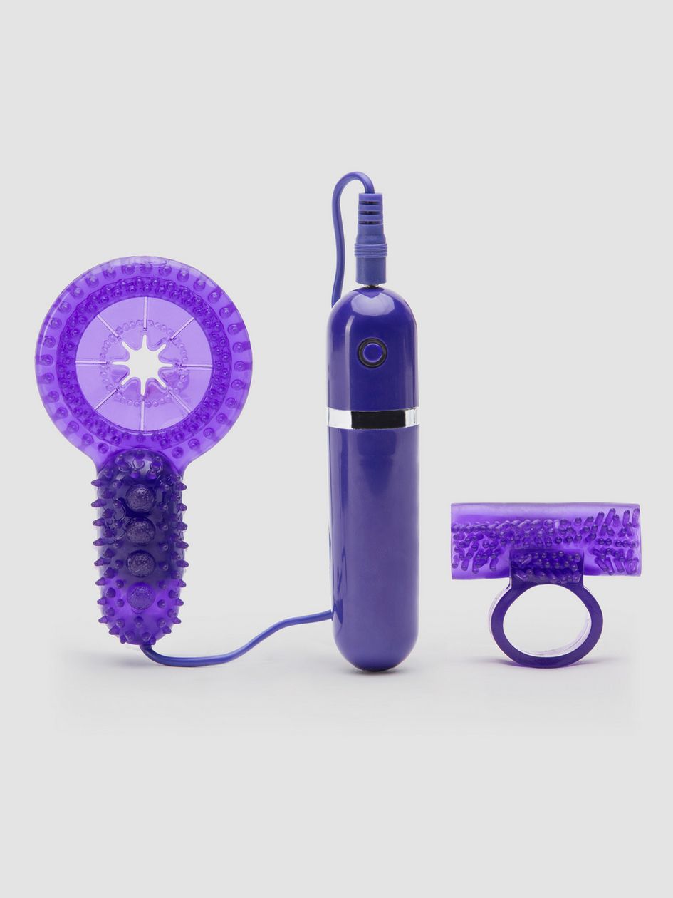 Lovehoney Bedtime Bullet 10 Function Vibrating Cock Ring Set