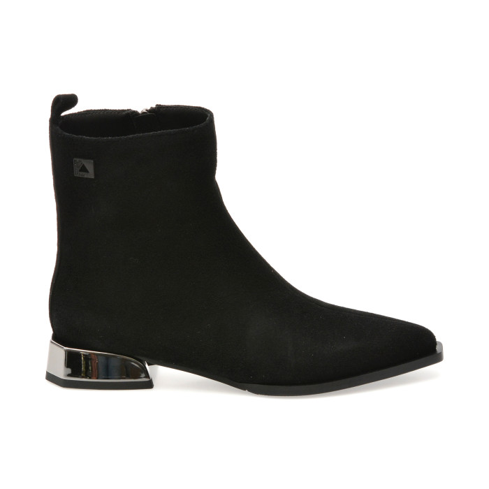 Botine FLAVIA PASSINI negre, 55773, din piele intoarsa