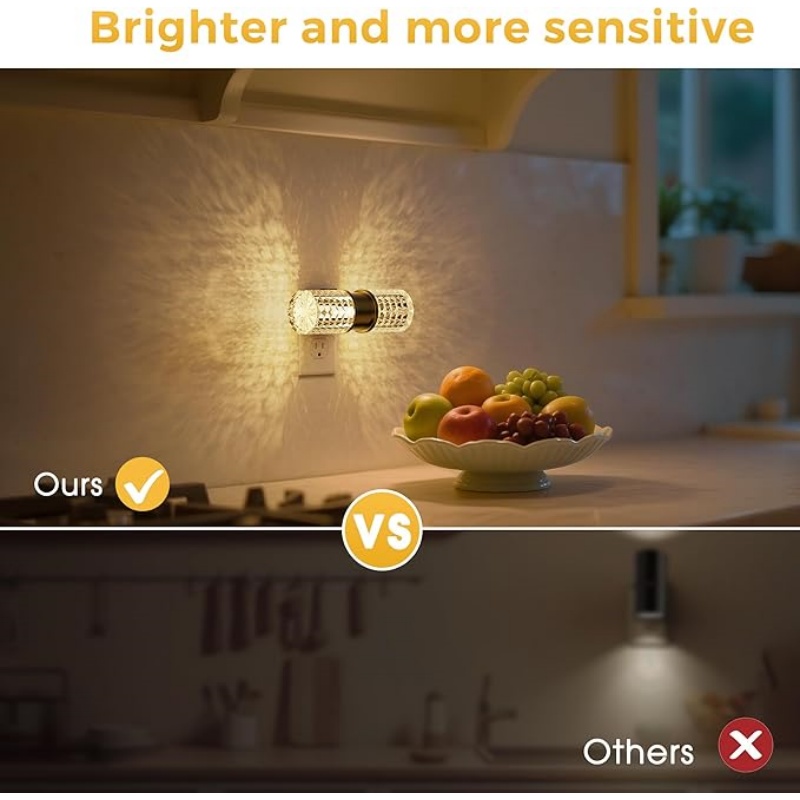 WALLARTISAN LED Night Light,Dimmable Night Lights Plug into Wall