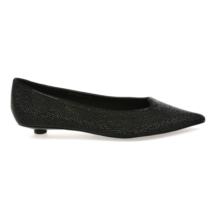 Balerini EPICA PREMIUM negri, 25189S, din piele naturala