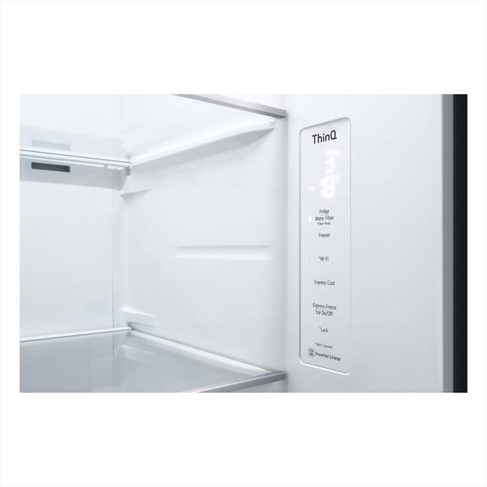 LG - Frigorifero side by side GSXV80PZLE Classe E 635 l-Inox