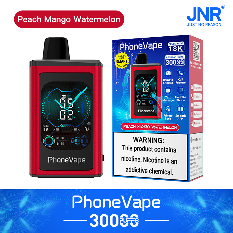 JNR PhoneVape 30K Disposable Vape-Peach Mango Watermelon