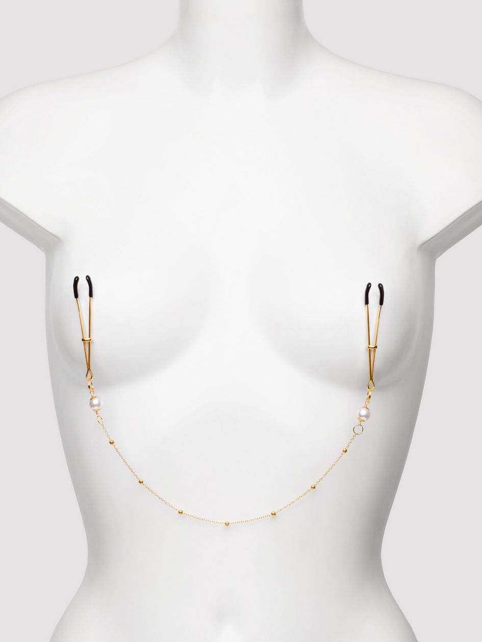 Taboom Nipple Play Tweezers Pearl &amp; Deluxe Chain