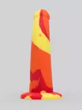 Lovehoney Earth and Fire Curved Silicone Suction Cup Dildo 7 Inch