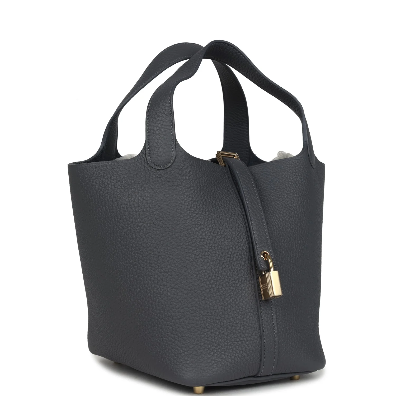 Hermes Picotin Lock 18 Ardoise Clemence Permabrass Hardware