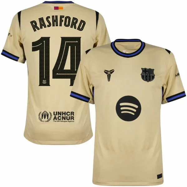 Barcelona Away Rashford 14 Fan Jersey 2025/26 Official Printing (La Liga)