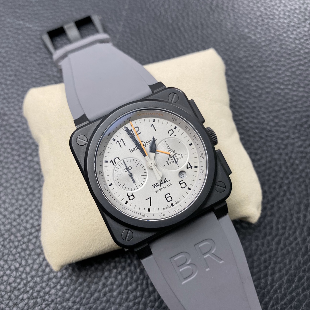【Super Clone】Bell Ross BR 03-94 Chronograph Grey Dial