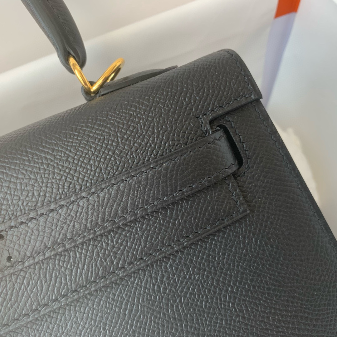 Hermes Kelly 25-30 custom calfskin Epsom