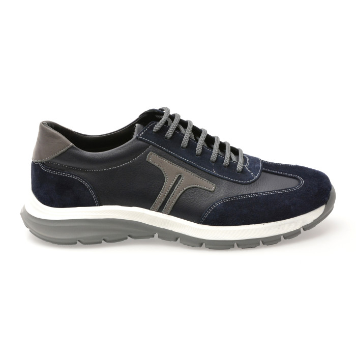 Pantofi sport BITE THE BULLET bleumarin, 22311, din piele naturala