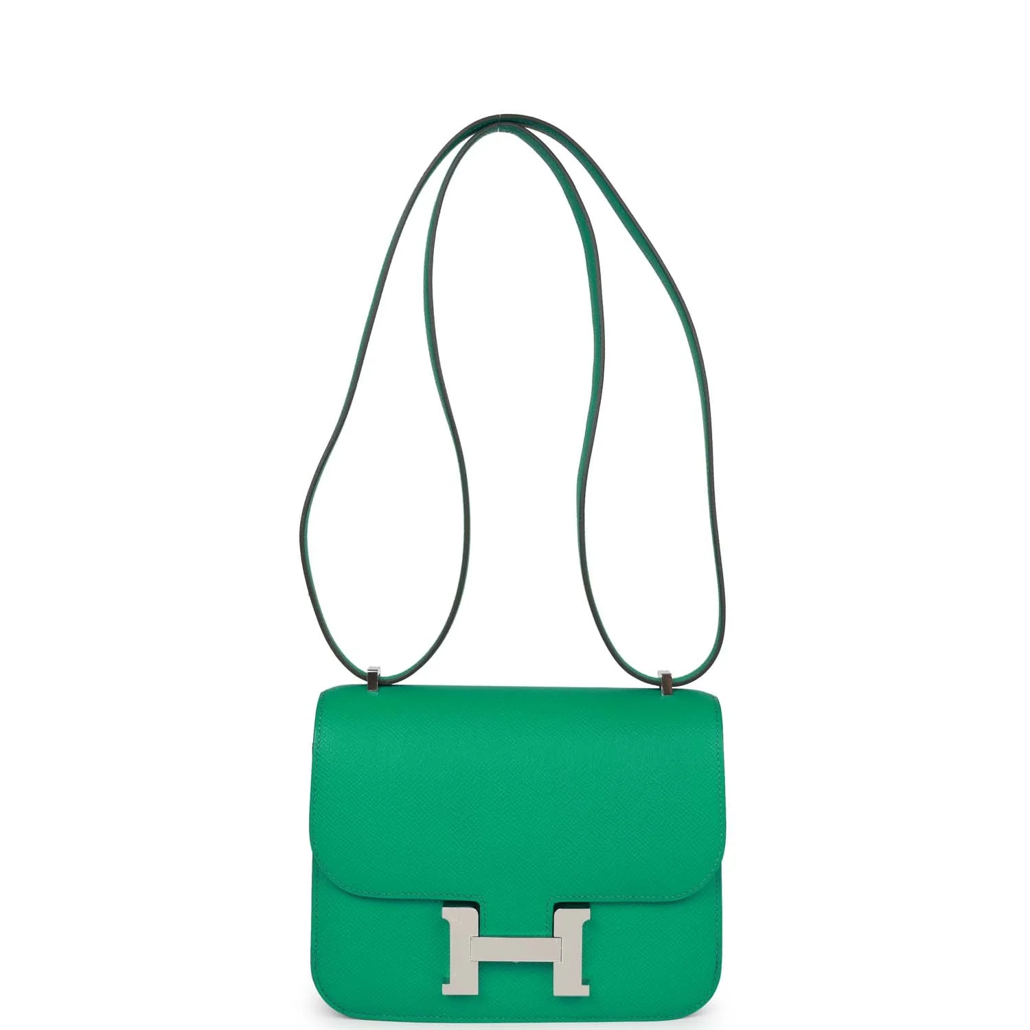 Hermes Constance 18 Vert Jade Epsom Palladium Hardware