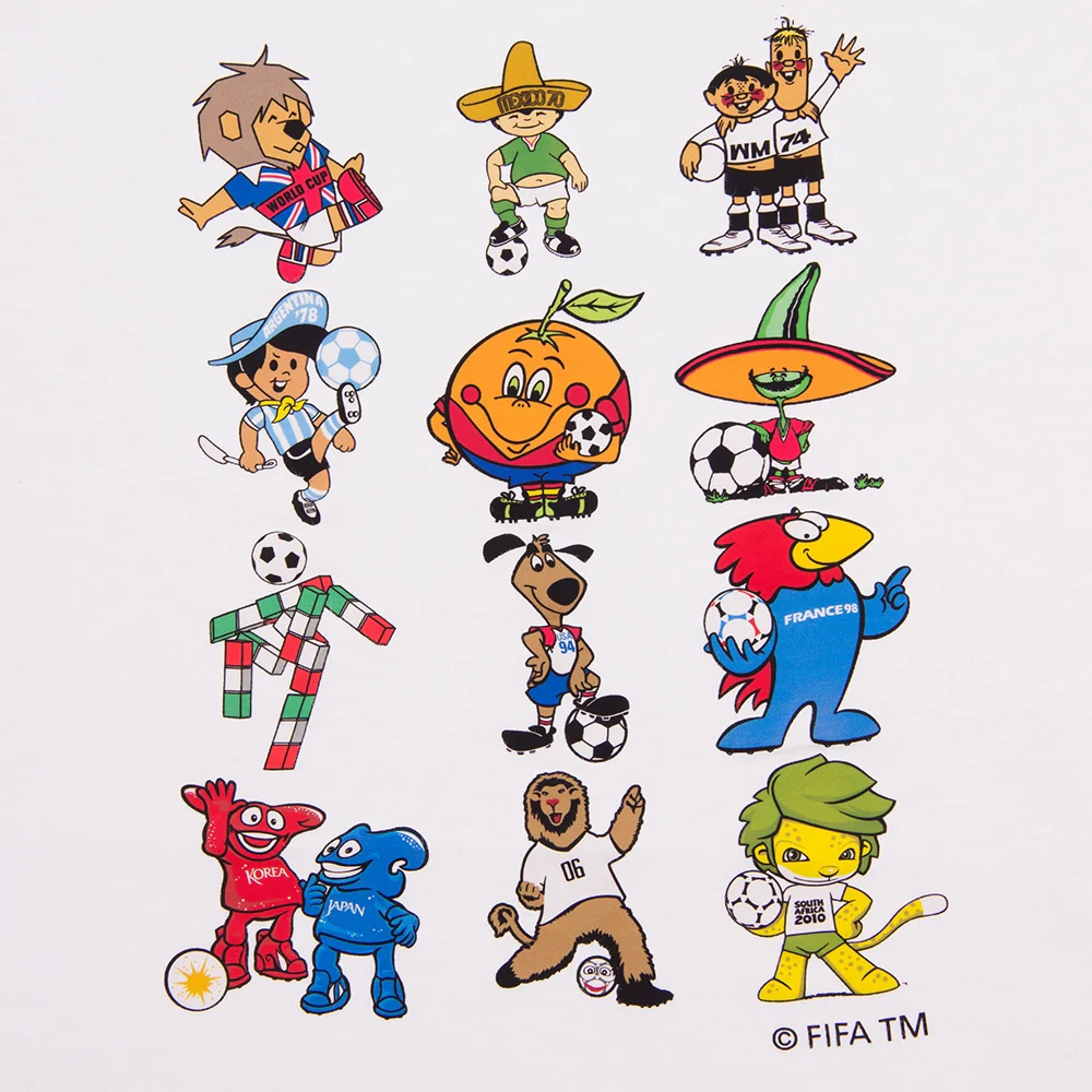 World Cup Collage Mascot Kids T-Shirt
