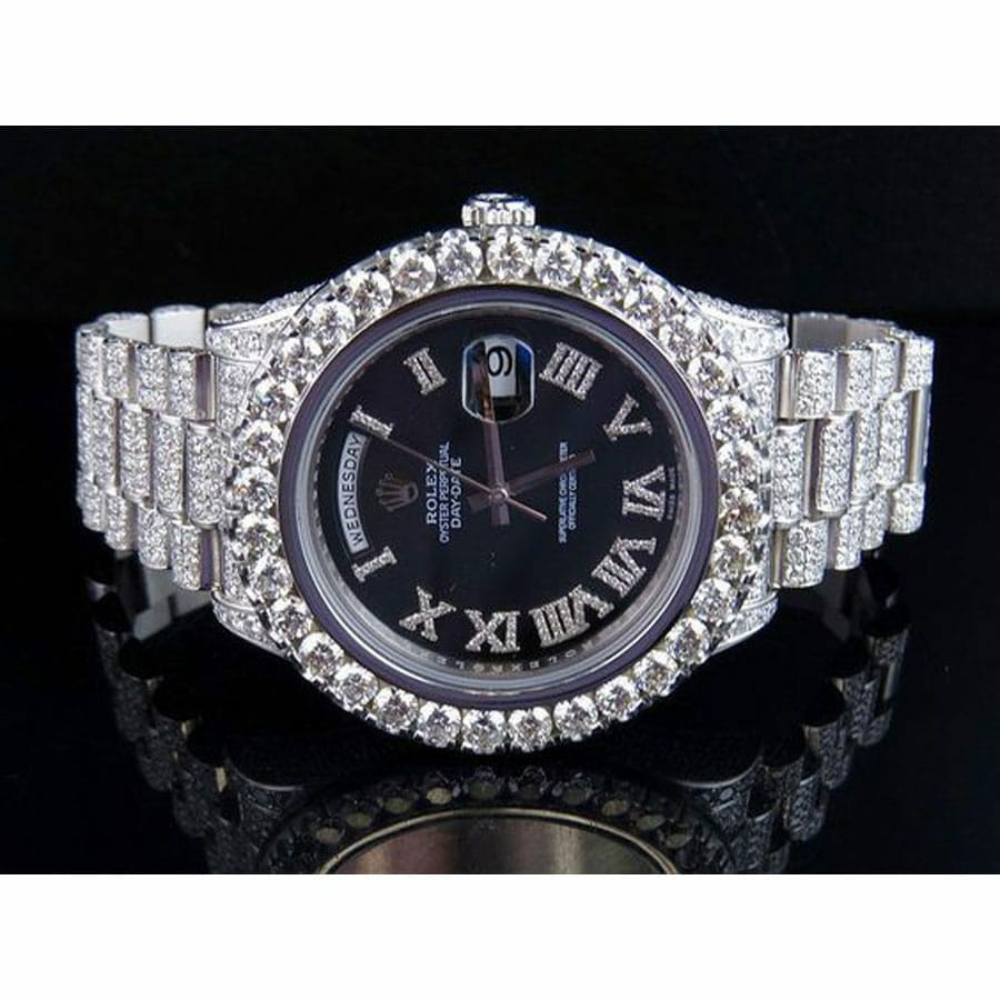 Rolex Day-Date 218239 Fully Iced Out Replica