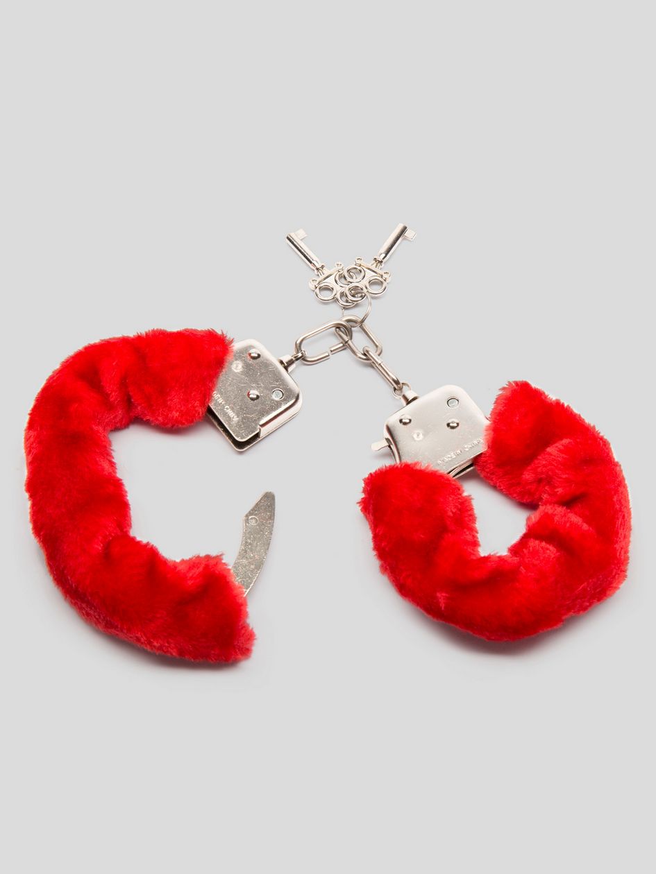 Lovehoney Red Furry Handcuffs