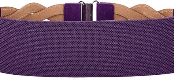 BELTIQUE Women's Elastic Wide Belts Vintage Stretchy Belt