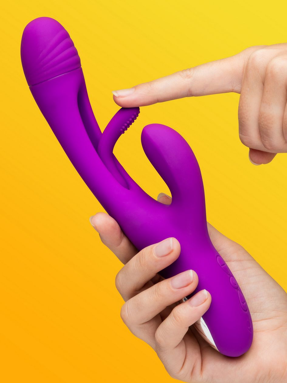 Lovehoney Flutter Bunny Rechargeable Silicone Flickering Rabbit Vibrator