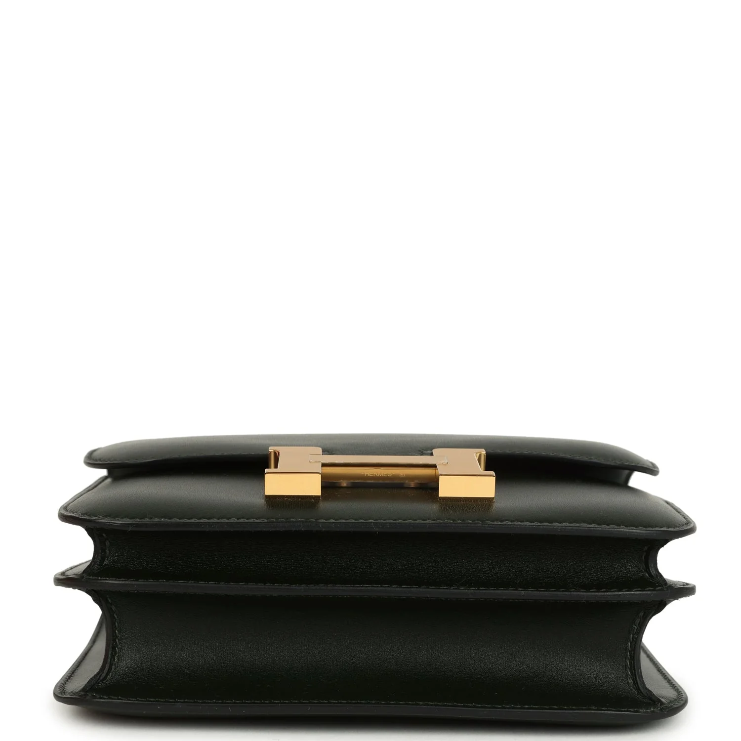 Hermes Constance 1-18 Vert Fonce Box Gold Hardware