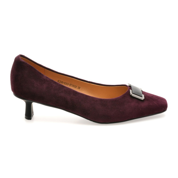 Pantofi eleganti FLAVIA PASSINI visinii, 4L248, din piele intoarsa