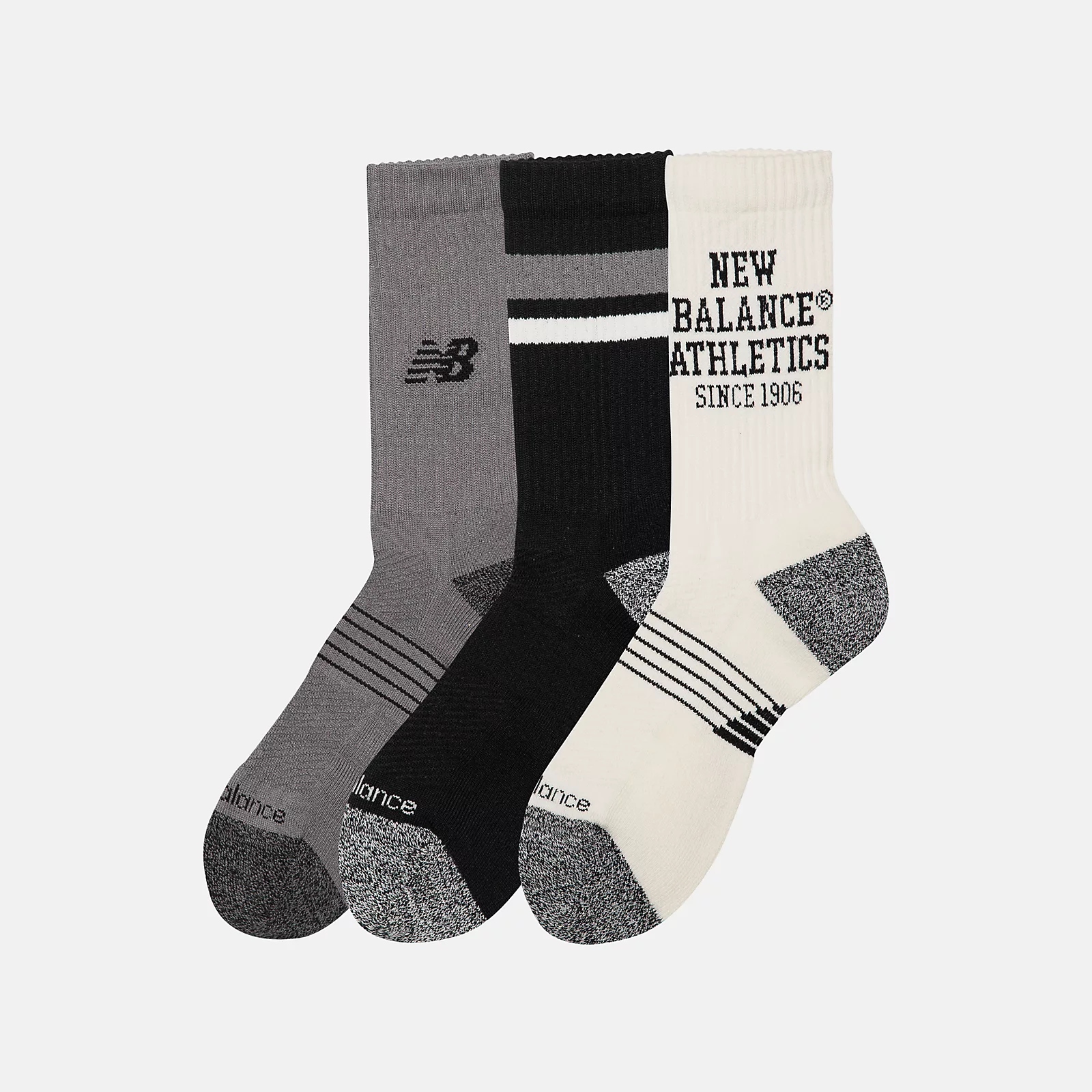 Active Graphic Crew Socks 3 Pack