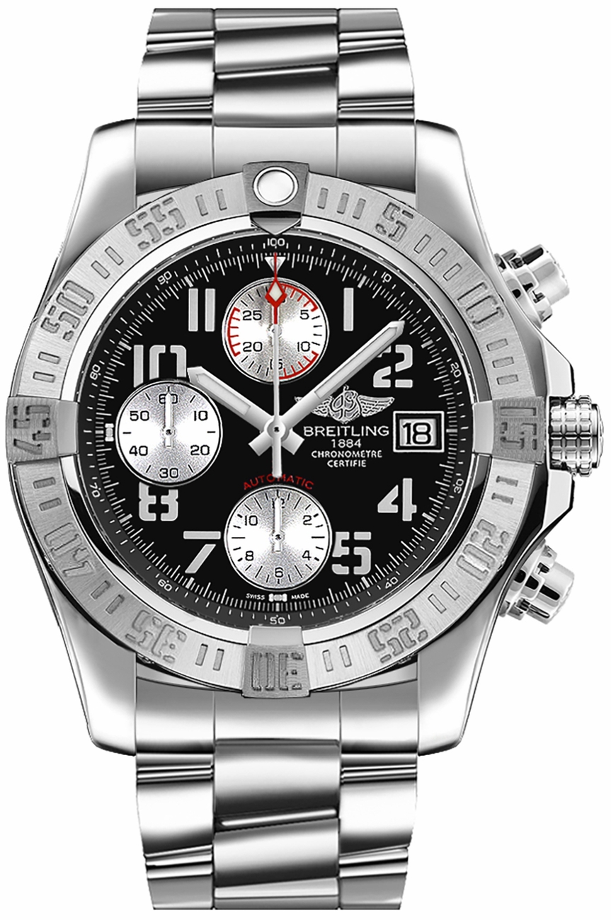 Avenger II Black Dial 43mm