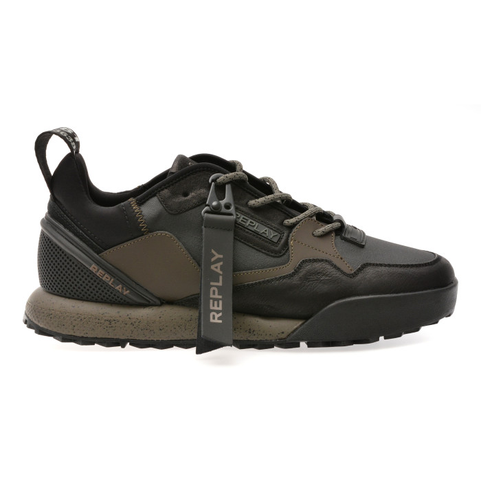 Pantofi sport REPLAY negri, MS8L20L, din piele naturala