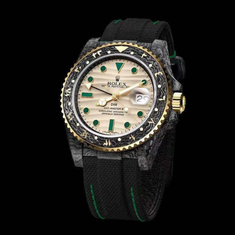 Rolex DiW NTPT Carbon GMT Master 2 OASIS