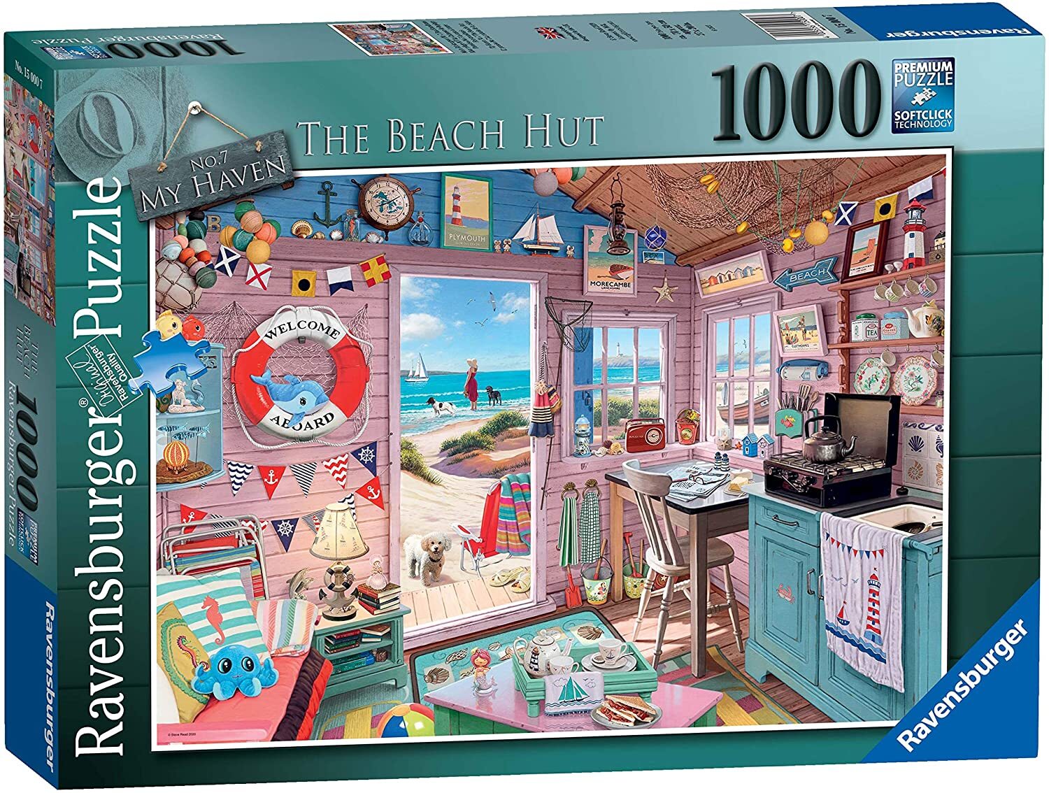 My Haven No. 7 The Beach Hut 1000 Piece Puzzle