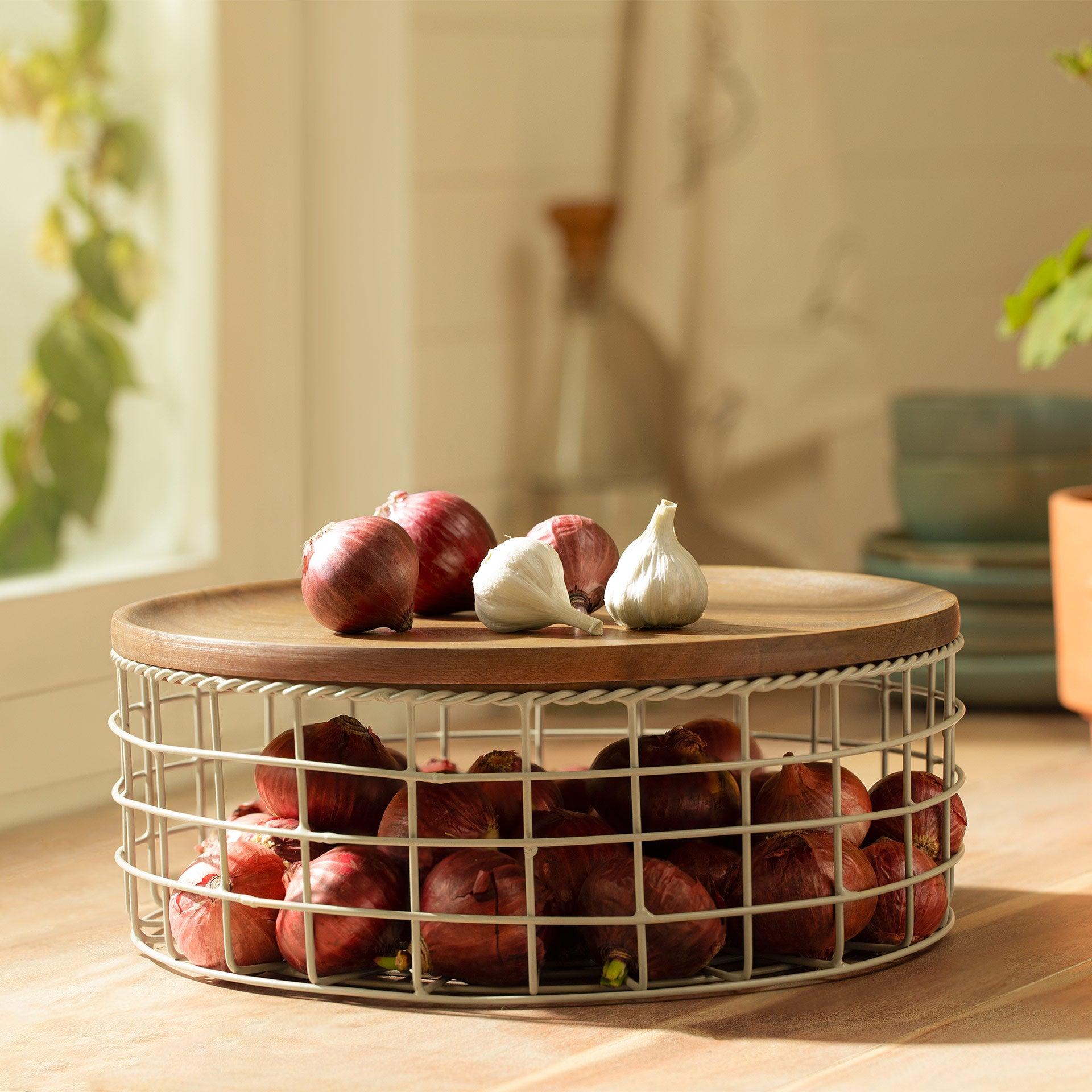 Twine Wire  Basket (Round)