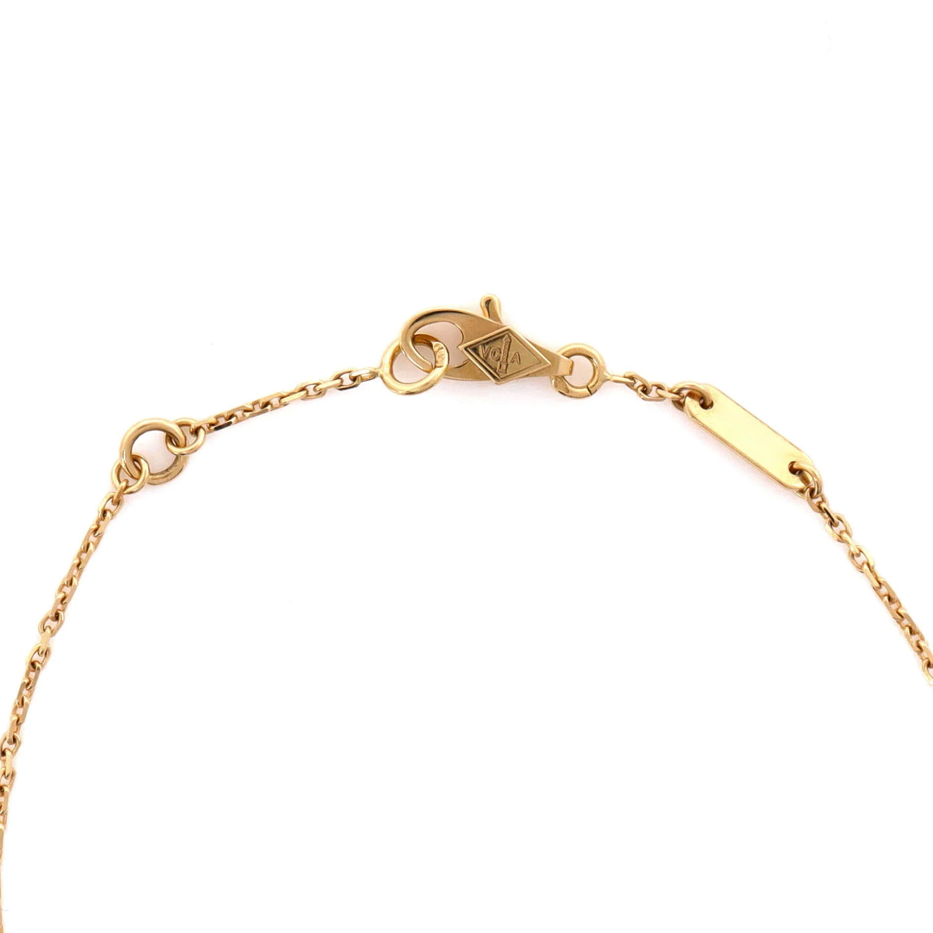 Sweet Alhambra Butterfly Bracelet 18K Yellow Gold and Mother of Pearl
