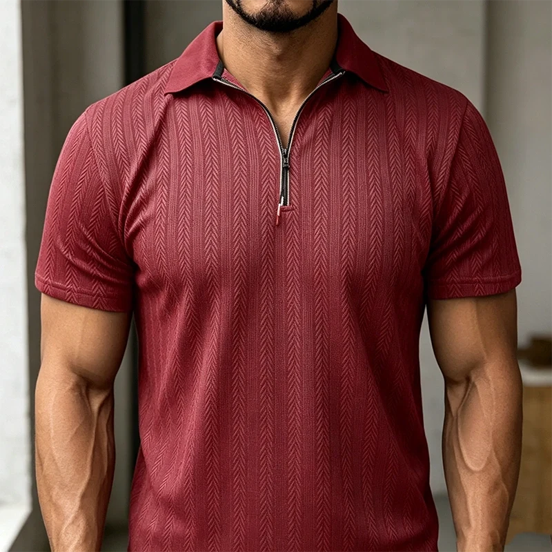 Mivanity Breathable Summer Knit Polo Shirts