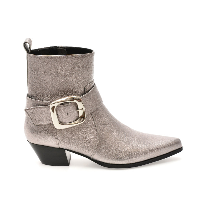 Ciocate elegante EPICA PREMIUM gri, B084, din piele naturala