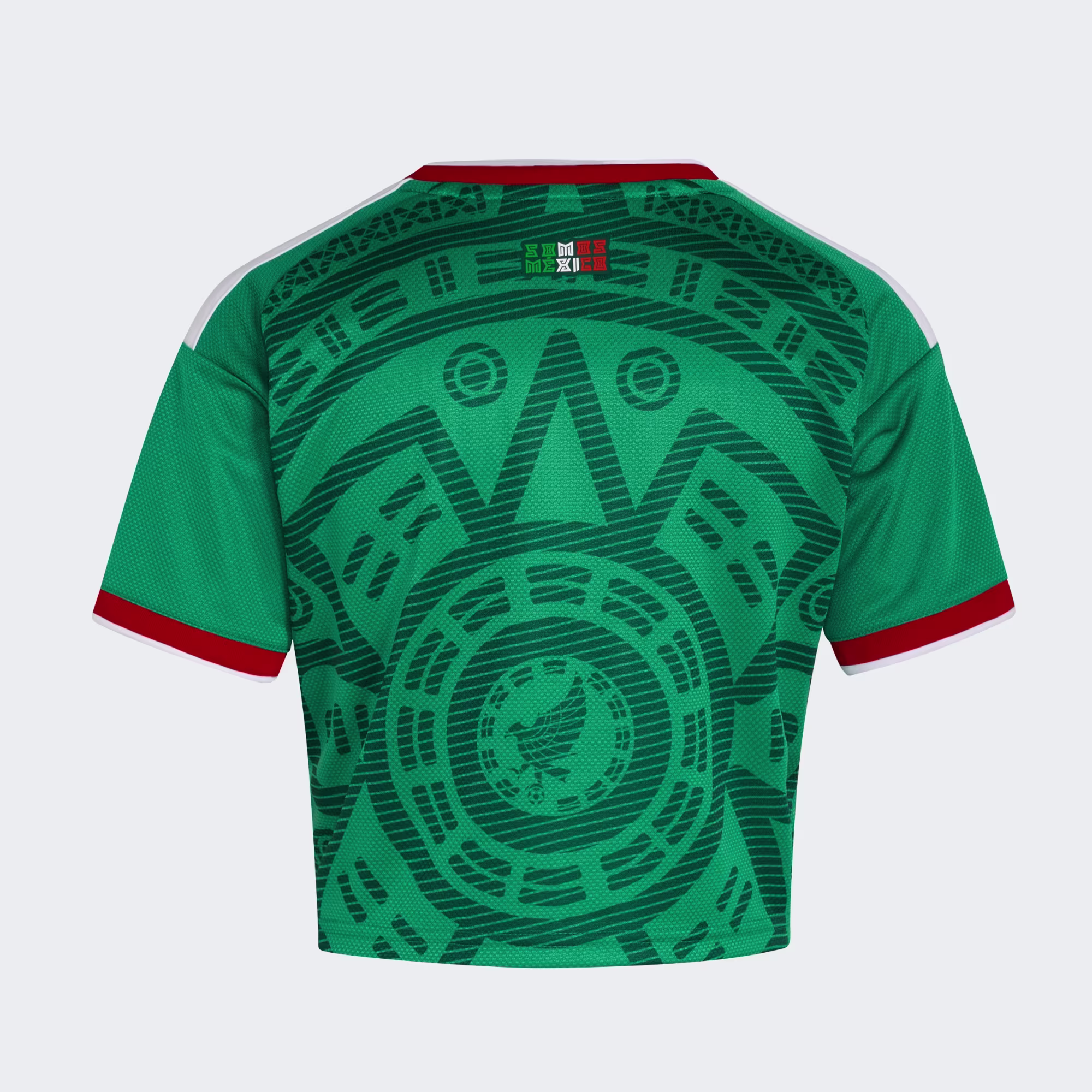 Mexico 26 Home Cropped Jersey