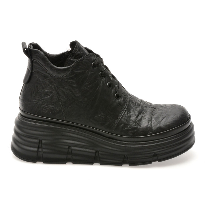 Ghete GRYXX negre, 387625, din piele naturala