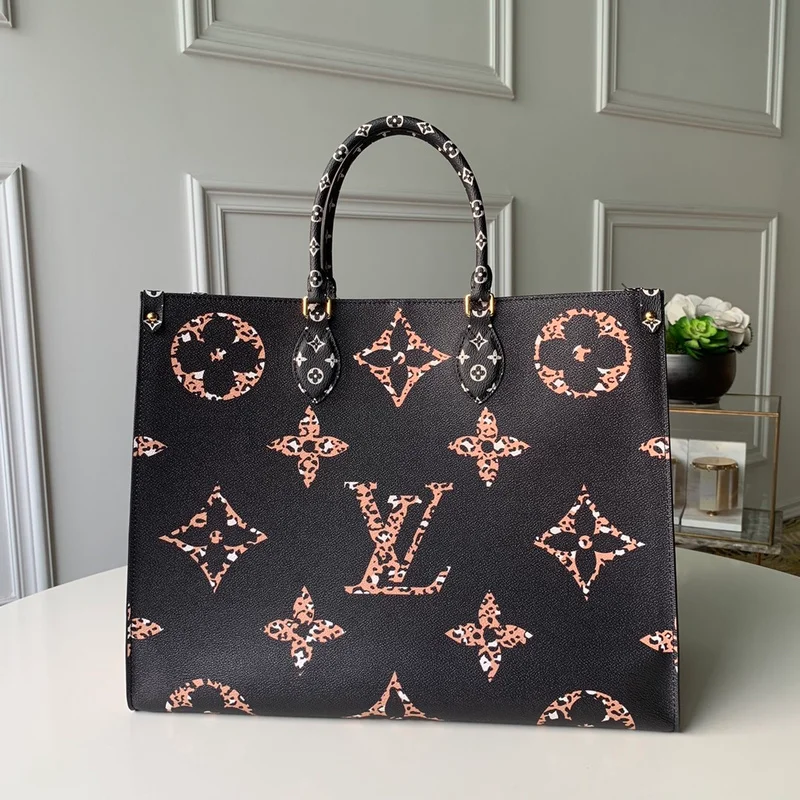 Louis Vuitton Onthego-M44570 Brown 41Cm