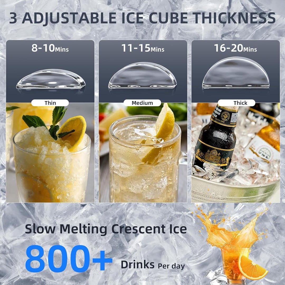 🔥clearance sale🔥 100LBS/200LBS/265LBS  Freestanding Commercial Ice Maker