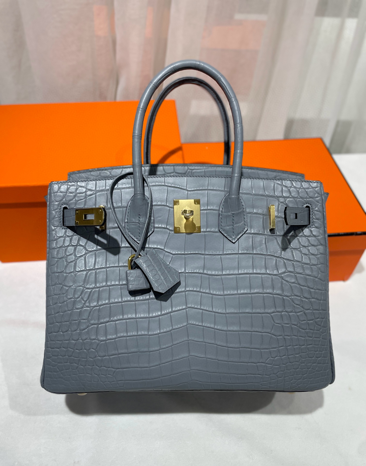 Birkin 25-30cm crocodile leather customization