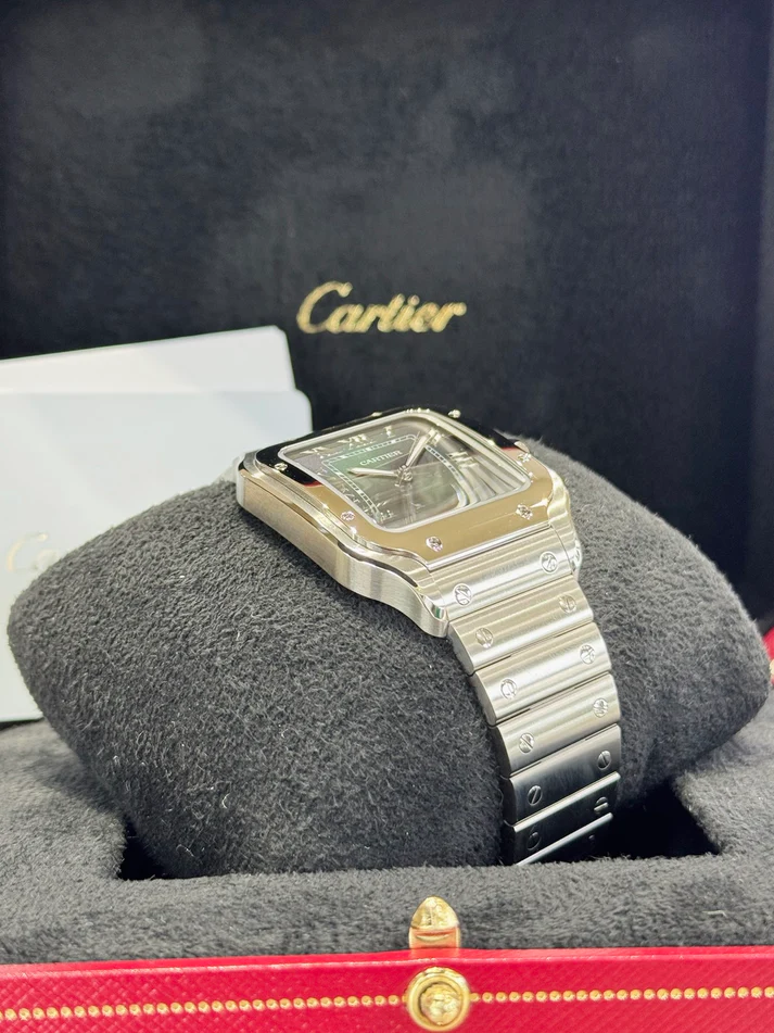 Cartier Santos Large Green