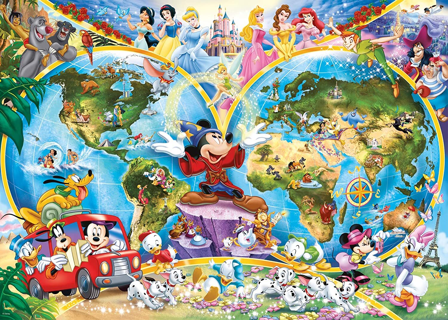 World Map 1000 Piece Puzzle