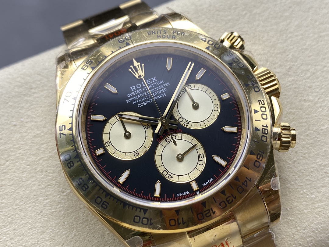 Rolex Daytona 126508 0002 Two Tone Black Dial Replica Watch