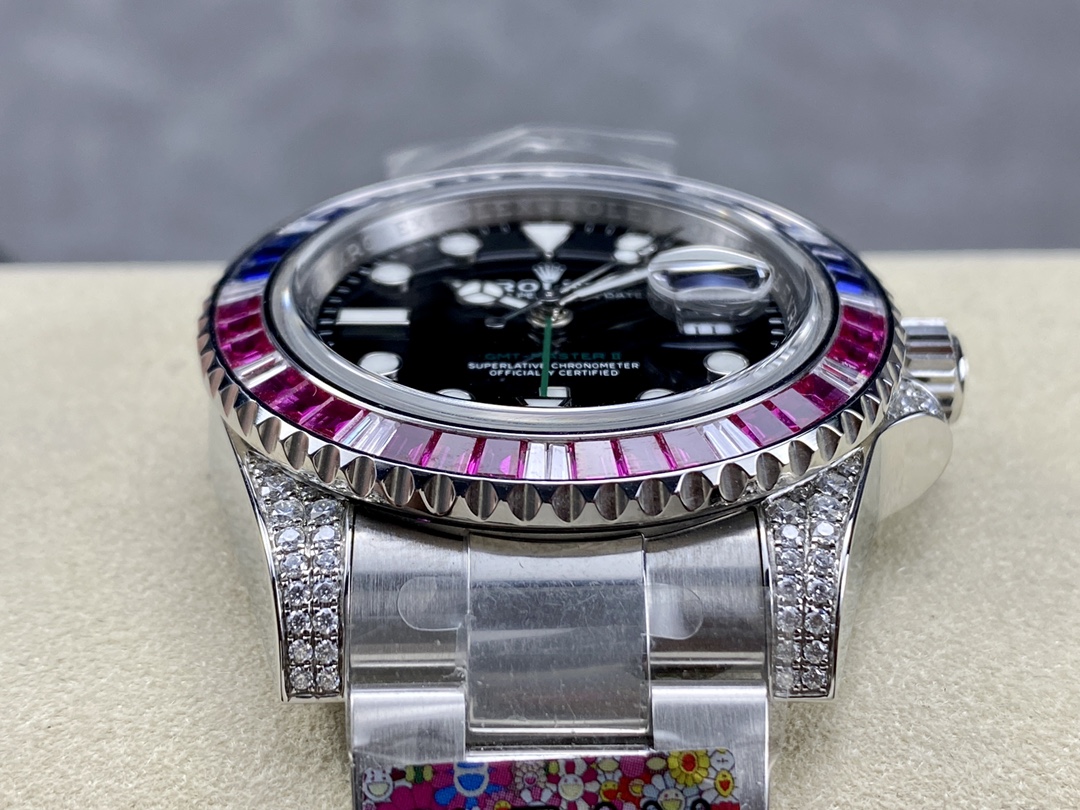 Rolex GMT Master II 116759SA Black Dial 40mm Mens Replica Watch