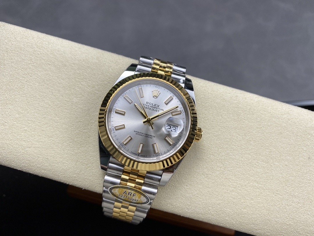 Rolex Datejust 41 Jubilee Bracelet Silver Dial M126333 0002 Men's Watch