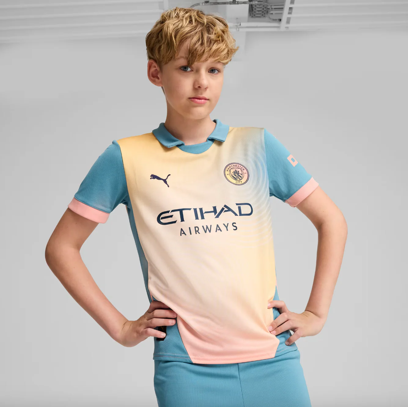 Kids Manchester City Fourth Definitely City Kit 2024/2025