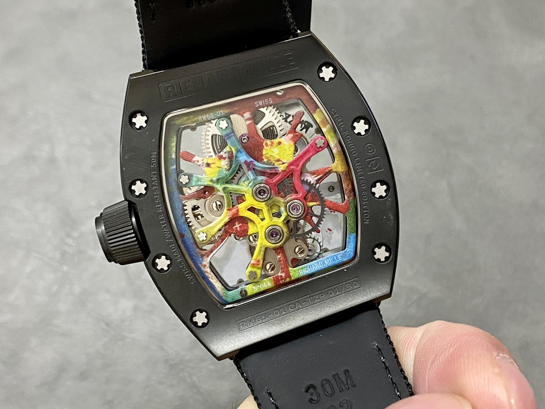 Richard Mille RM 68-01 Tourbillon Cyril Kongo Carbon Fiber Black