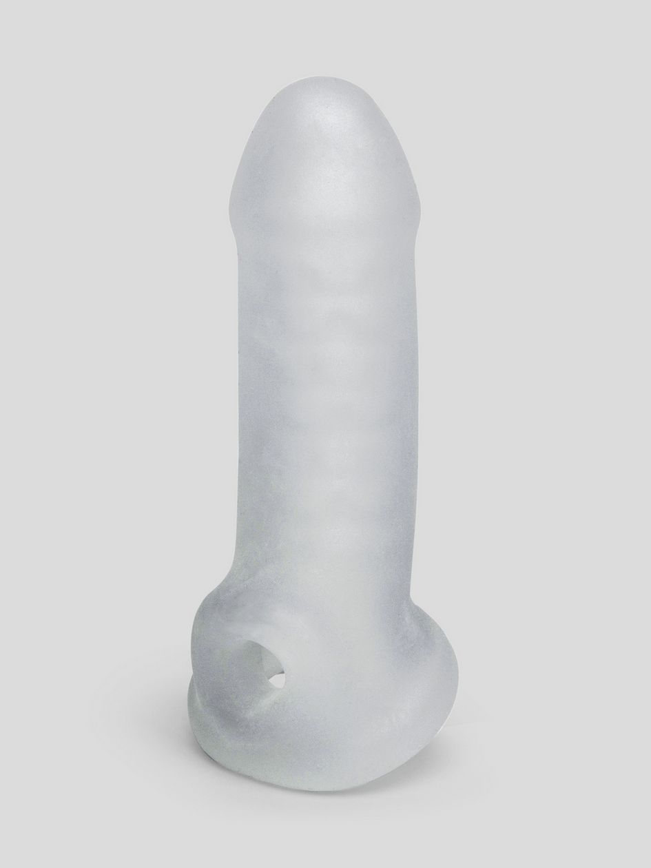 Perfect Fit Fat Boy Thin Textured Penis Extender with Ball Loop