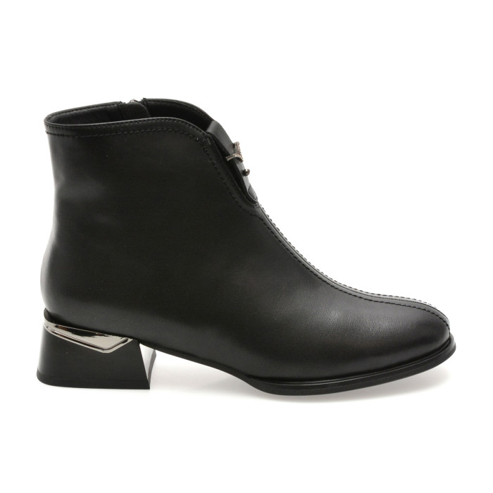 Botine FLAVIA PASSINI negre, DX712A, din piele naturala