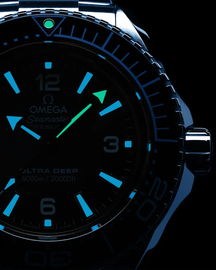 OMEGA SEAMASTER PLANET OCEAN 6000M 45.5 MM, O‑MEGASTEEL ON O‑MEGASTEEL
